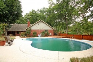 in-ground saltwater pool