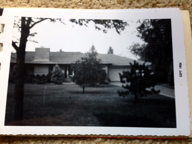 photo of finished home 1954