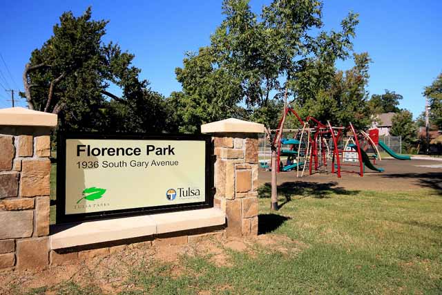 Florence Park sign
