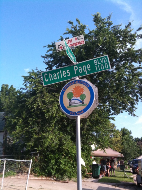 Crosbie Heights Neighborhood Sign