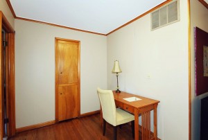 Office or dining nook in midtown Tulsa home for sale