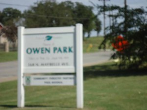 Owen Park Sign