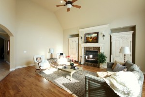 Staged living area