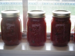 The Comfort Farm tomato basil sauce