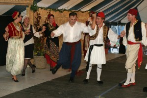 Greek festival dancers