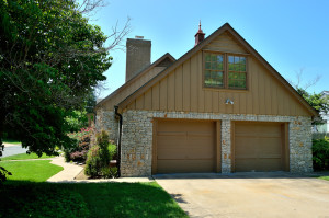 2-car garage side entry