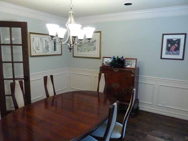 image of formal dining before staging