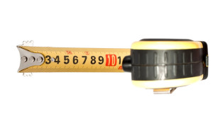 tape measure used for square footage