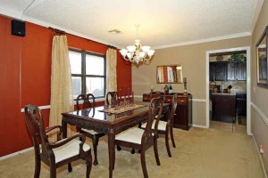 formal dining area