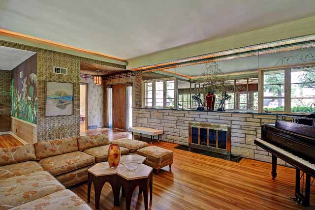 living room tulsa midtown home