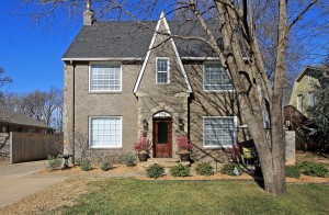 front of midtown tulsa home