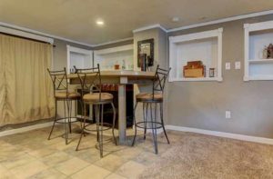 basement entertainment bar
