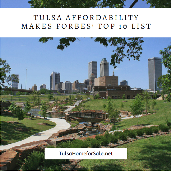 Tulsa affordability put it on Forbes' list of the top 13 US cities you can live in comfortably for less than $60,000 per year.