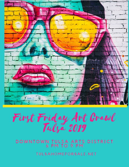 Experience the sights and sounds of our finest local talent at the First Friday Art Crawl in Tulsa, held each month from 6-9 pm in the Downtown Tulsa Arts District.