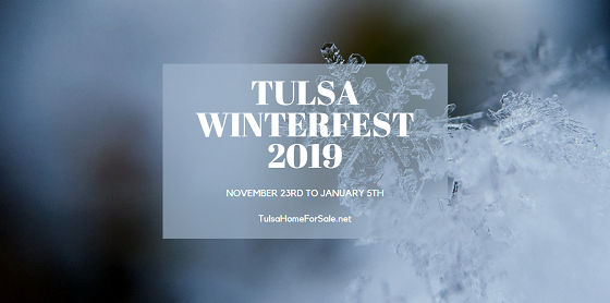The kickoff for Tulsa Winterfest 2019 starts with a train ride, a visit from Santa, live music, ice skating, and fireworks on Nov 23rd.