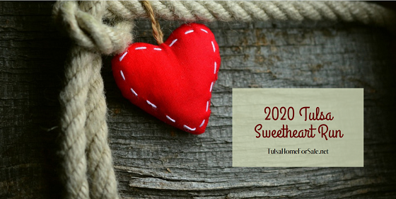Celebrate Valentine's Day with chocolate and champagne. Then work it off the next day at the 2020 Tulsa Sweetheart Run with your love.