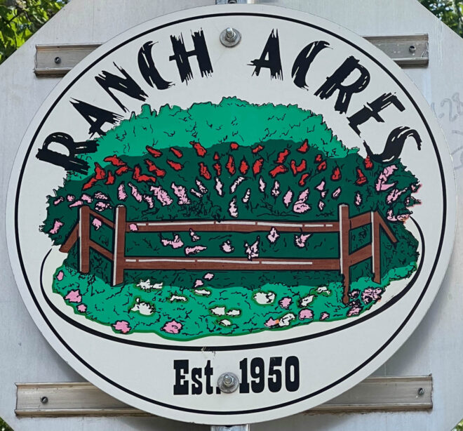 Ranch Acres Neighborhood Sign Midtown Tulsa OK